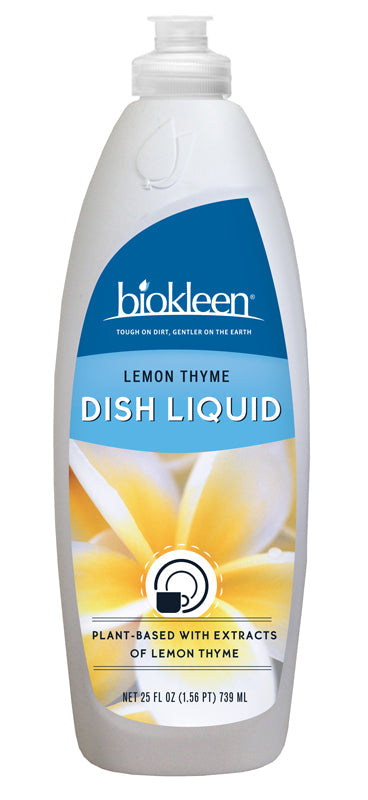 Biokleen Hand Dishwashing Liquid Lemon Thyme; 25 Fluid Ounce; 6 Per Case - High Mart Wholesale