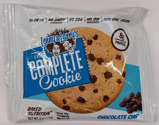 Lenny & Larry's Complete Cookie Complete Chocolate Chip Cookie 2 Ounce; 2 Ounces; 12 Per Box; 6 Per Case - High Mart Wholesale