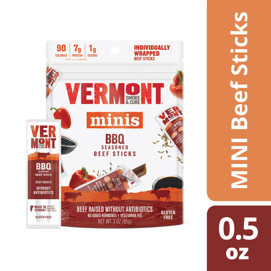 Vermont Smoke And Cure Green Precooked Bbq Beef Mini; 3 Ounces; 8 Per Case - High Mart Wholesale