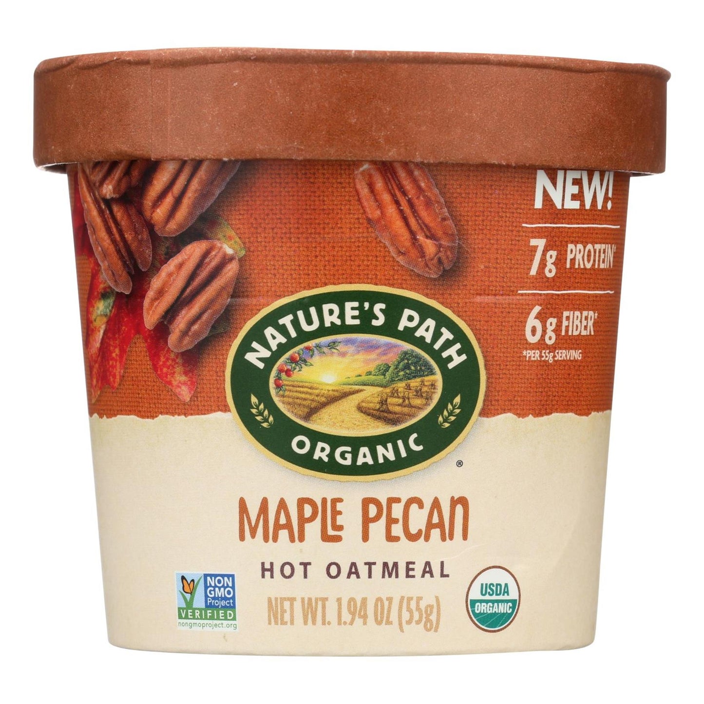 Nature's Path Maple Pecan Oatmeal Usa Cup; 2 Ounce; 12 Per Case - High Mart Wholesale
