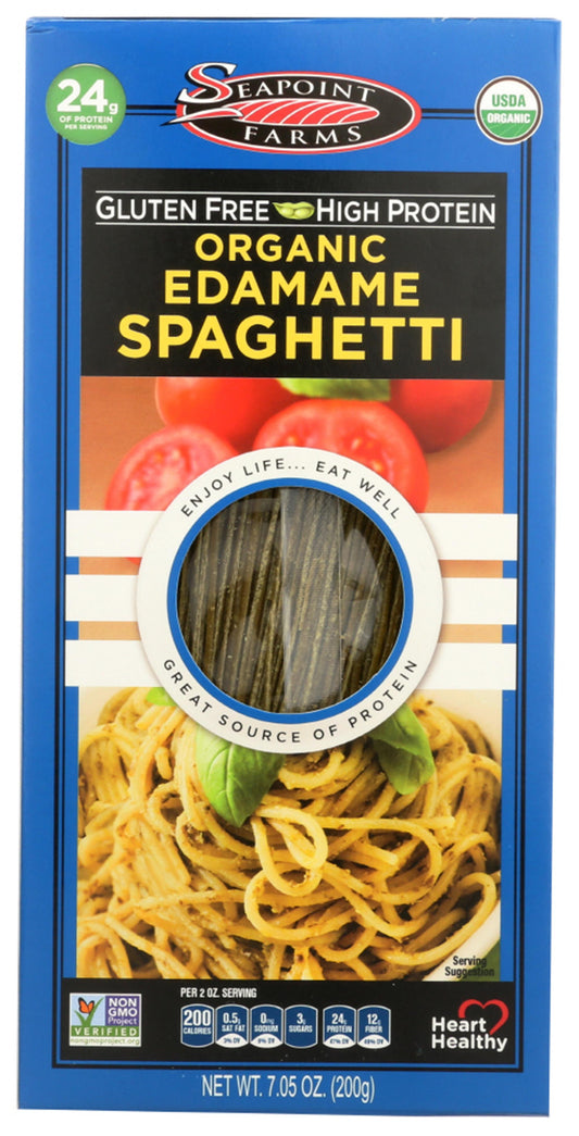 Seapoint Farms Edamame Spaghetti Organic; 7.05 Ounces; 12 Per Case - High Mart Wholesale