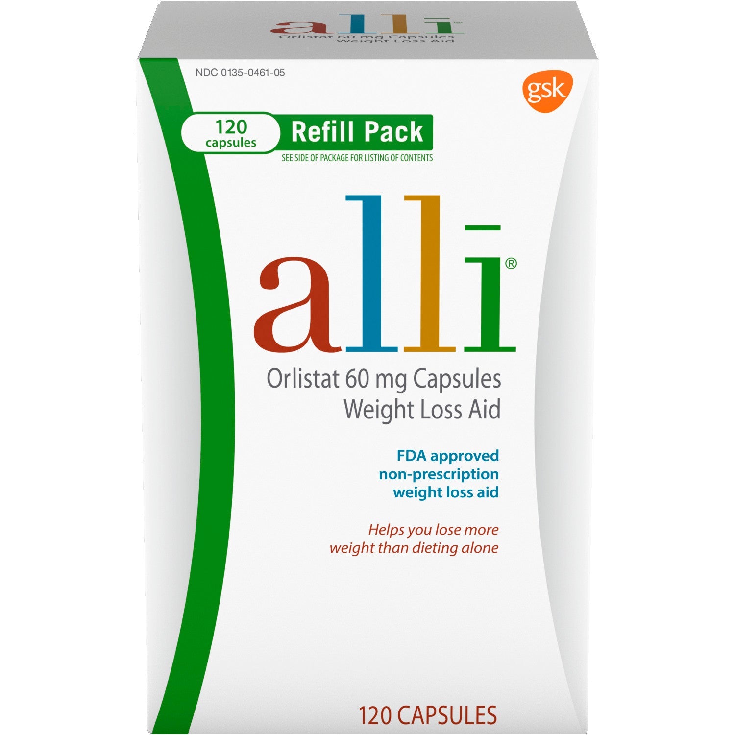 Alli Refill Pack; 120 Each; 6 Per Case - High Mart Wholesale