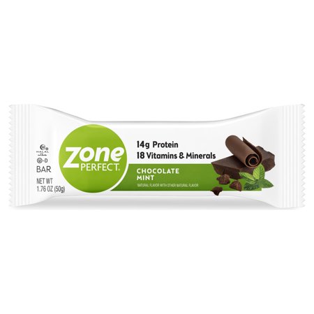 Zoneperfect Chocolate Mint Bar; 1.76 Ounce; 5 Per Box; 4 Per Case - High Mart Wholesale