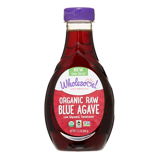 Wholesome Sweetener Organic Agave Blue Syrup Bottle; 23.5 Ounce; 6 Per Case