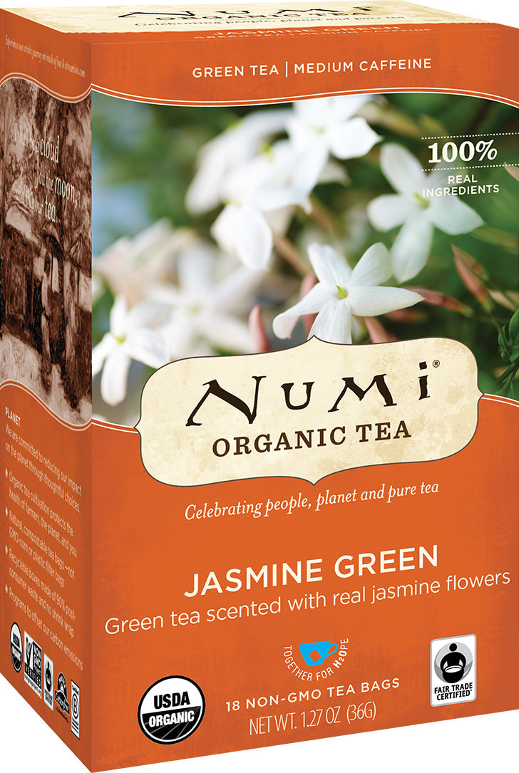 Numi Jasmine Green Tea; 18 Count; 6 Per Case - High Mart Wholesale