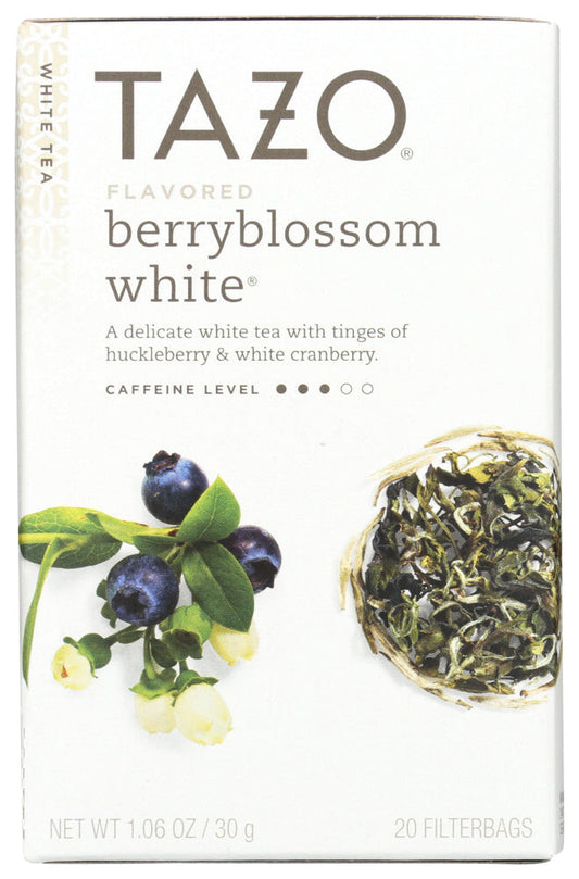 Tazo Tea Bags Berry Blossom White; 20 Count; 6 Per Case - High Mart Wholesale