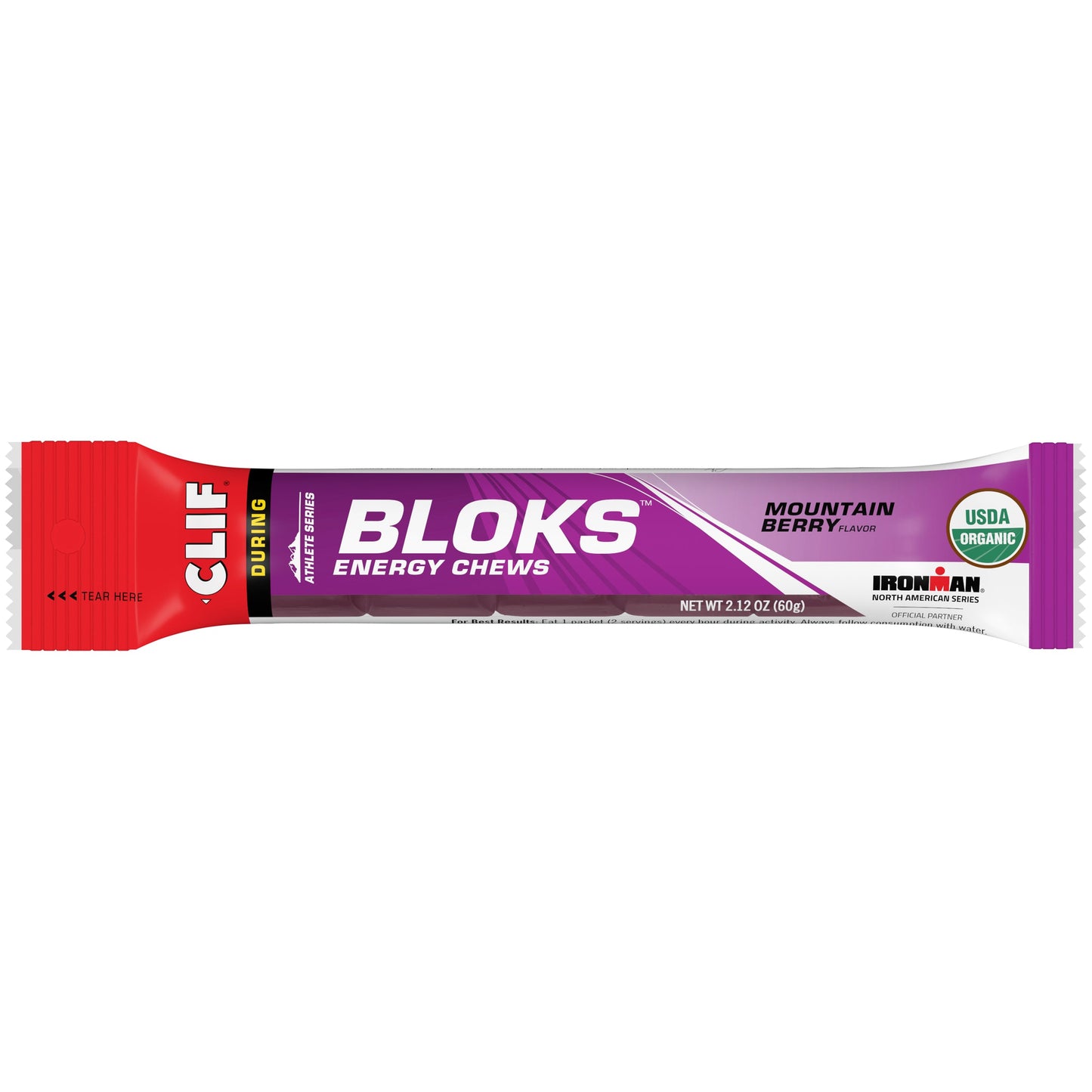 Clif Bar Shot Bloks Mountain Berry; 2.12 Ounces; 18 Per Box; 8 Per Case - High Mart Wholesale