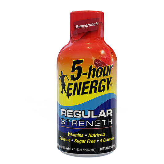 5-Hour Energy Pomegranate Energy Shot; 1.93 Fluid Ounces; 12 Per Box; 18 Per Case - High Mart Wholesale
