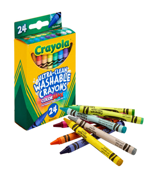 Crayola Crayon 24Cnt Washable; 24 Each; 6 Per Box; 6 Per Case - High Mart Wholesale