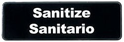 Tablecraft Spanish / English Sanitizer Signatura 1/1Ea; 1 Each - High Mart Wholesale