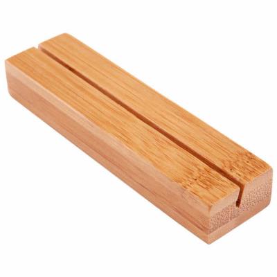 American Metalcraft Card Holder Bamboo Natural; 1 Each - High Mart Wholesale