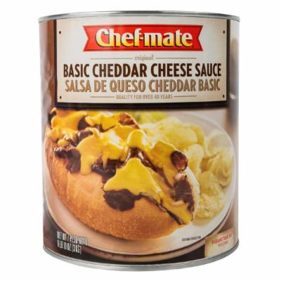 Chef-Mate Basic Cheddar Cheese Sauce; 106 Ounces; 6 Per Case - High Mart Wholesale