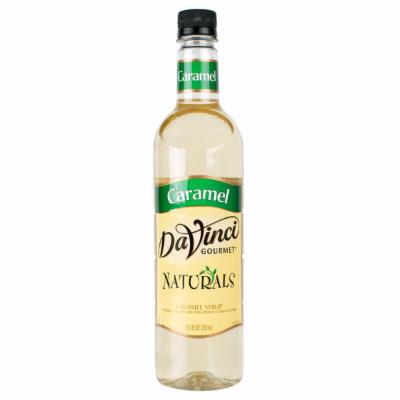 Davinci Gourmet Natural Caramel Flavoring Syrup; 750 Milileter; 4 Per Case - High Mart Wholesale