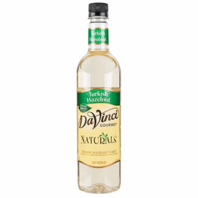 Davinci Gourmet Natural Turkish Hazelnut Syrup; 750 Milileter; 4 Per Case - High Mart Wholesale