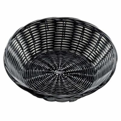 Tablecraft Basket Round Black 8.5X2.2; 12 Each; 1 Per Case - High Mart Wholesale