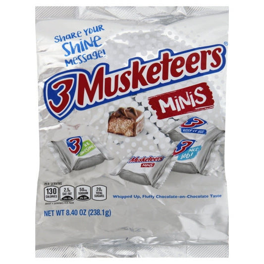 3 Musketeers Miniature Stand Up Pouch; 8.4 Ounces; 8 Per Case