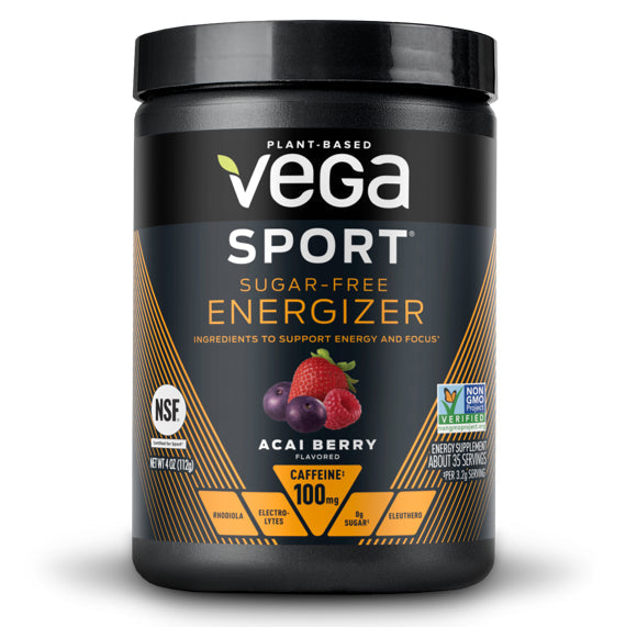 Vega Sport Energizing Sugar Free Acai Berry; 4 Ounce; 12 Per Case - High Mart Wholesale