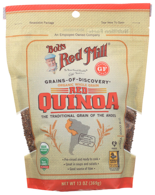 Bob's Red Mill Natural Foods Inc Organic Red Quinoa; 13 Ounces; 5 Per Case