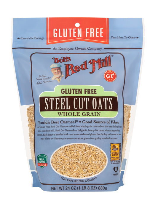 Bob's Red Mill Natural Foods Inc Gluten Free Steel Cut Oats; 24 Ounces; 4 Per Case