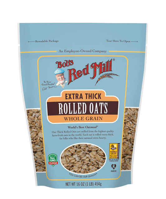 Bob's Red Mill Natural Foods Inc Extra Thick Rolled Oats; 16 Ounces; 4 Per Case