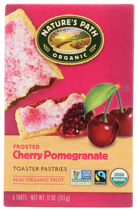 Nature's Path Cherry Pomegranate Frosted Toaster Pastry; 11 Ounces; 12 Per Case - High Mart Wholesale