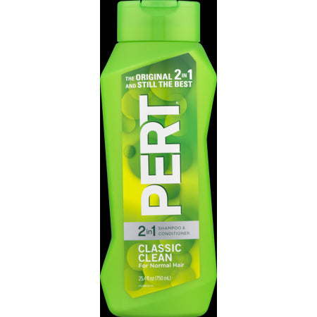 Pert Classic Clean 2-In-1 Shampoo/Conditioner; 25.4 Fluid Ounce; 4 Per Case