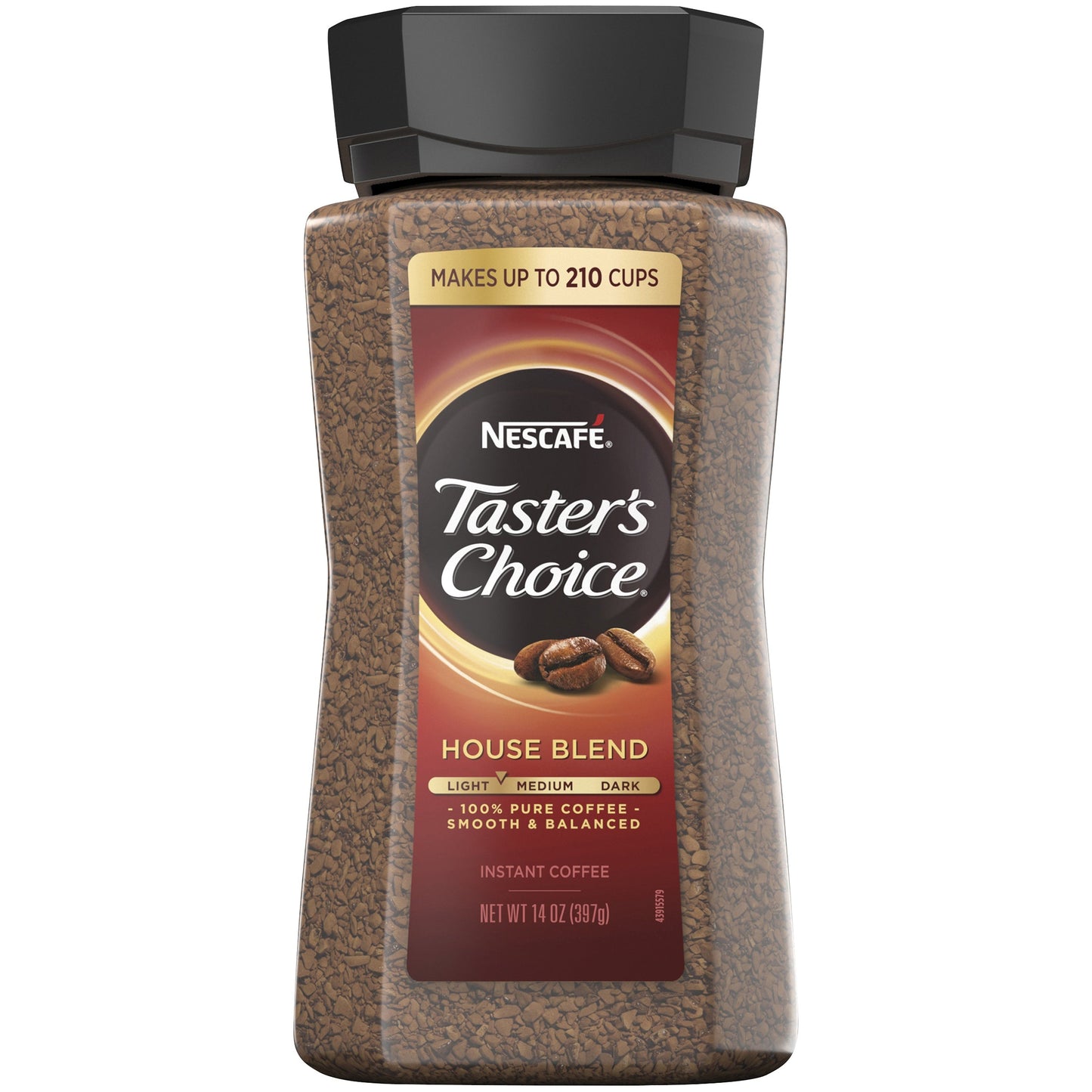 Nescafe House Blend Club Tray; 14 Ounces; 12 Per Case