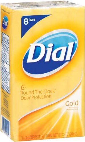 Dial Antibacterial Deodorant Bar Gold; 32 Ounce; 9 Per Case