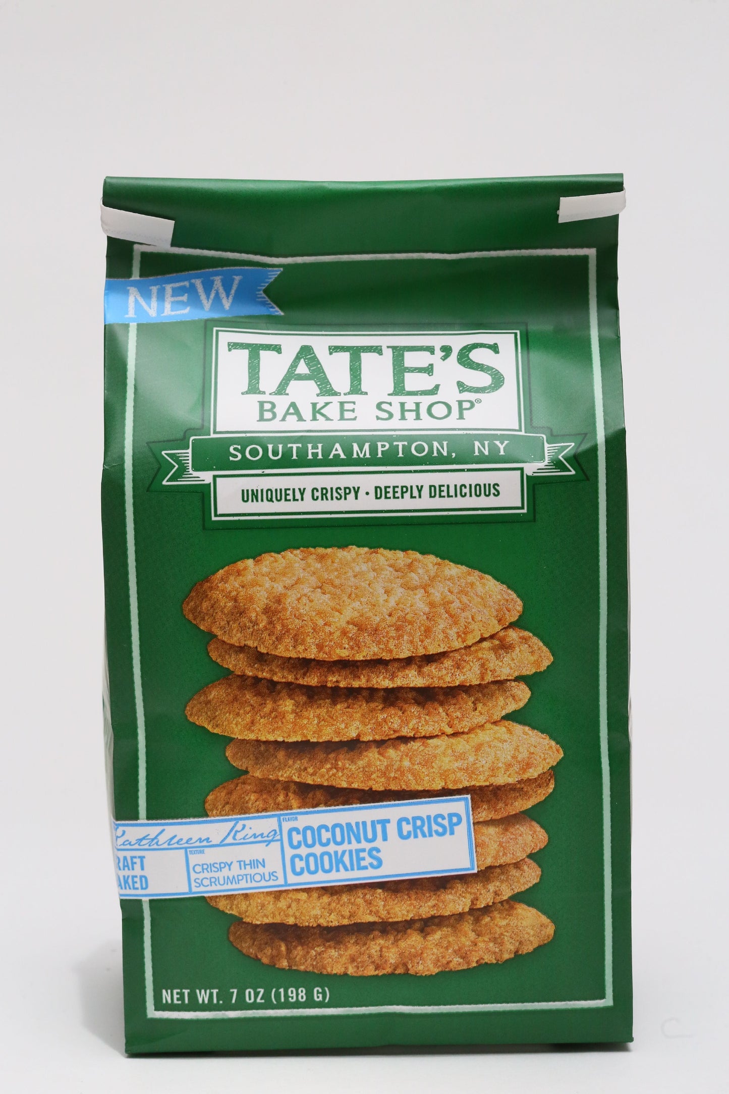 Tate's Bake Shop Coconut Crisp Cookies; 7 Ounces; 12 Per Case - High Mart Wholesale
