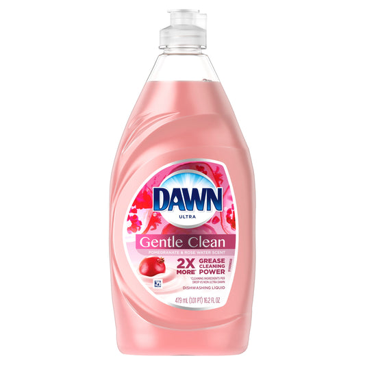 Dawn Dishwashing Liquid Plus Hand Renewal Pomegranate Splash; 16.2 Fluid Ounces; 10 Per Case