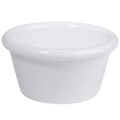 Winco 3 Ounce White Ramekin; 1 Dozen; 8 Per Case - High Mart Wholesale