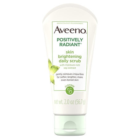 Aveeno Skin Brightening Daily Scrub Tube; 2 Ounces; 6 Per Box; 4 Per Case - High Mart Wholesale