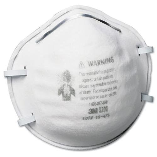 3M Particulate Respirator; 20 Count; 8 Per Case - High Mart Wholesale