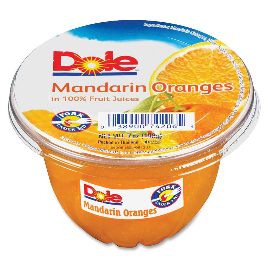 Dole Mandarin Orange Slices; 7 Ounce; 12 Per Case