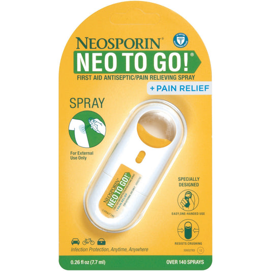 Neosporin Pain Relief Spray .; 0.26 Fluid Ounces; 6 Per Box; 6 Per Case - High Mart Wholesale