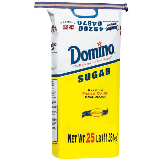 Domino Sugar & Sugar Packets Granulated Sugar; 25 Pounds - High Mart Wholesale