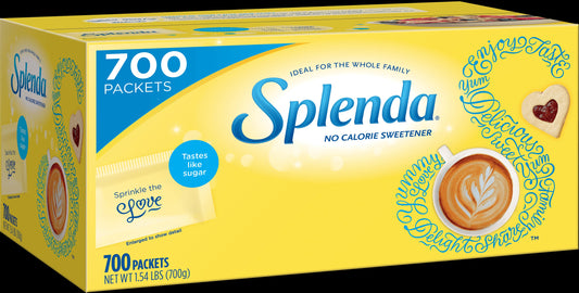 Splenda Packets; 700 Count; 700 Gram; 2 Per Case - High Mart Wholesale