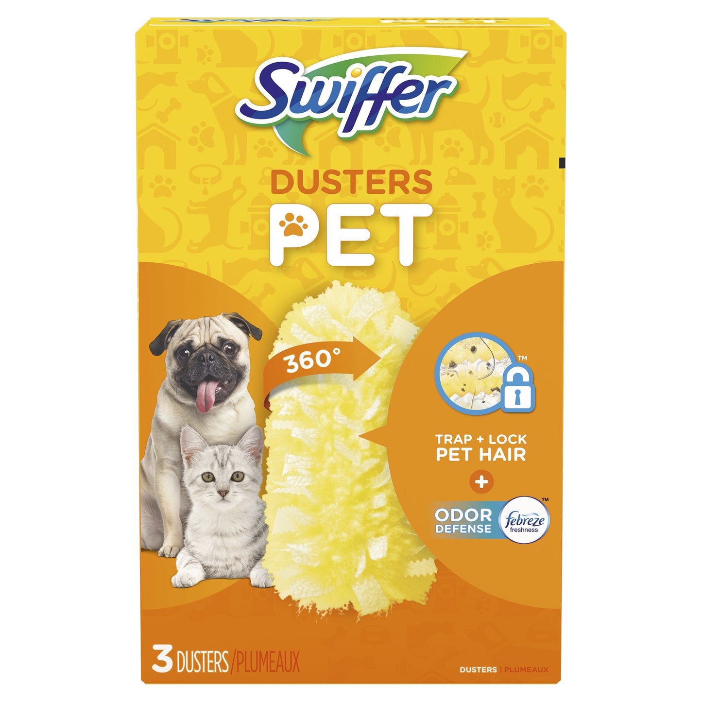 Swiffer Dusters 360 Degree Pet Odor; 3 Count; 6 Per Case