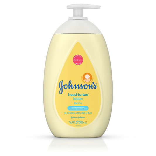 Johnson's Baby Baby Head To Toe Lotion; 16.9 Fluid Ounce; 3 Per Box; 4 Per Case - High Mart Wholesale