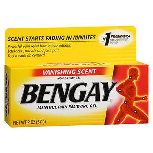 Bengay Vanishing Scent Gel; 2 Ounces; 3 Per Box; 12 Per Case