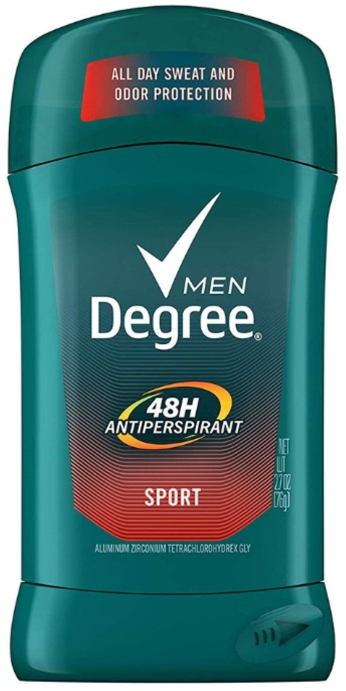 Degree Men Dry Protection Body Heat Activated Sport 48 Hour Anti-Perspirant; 2.7 Fluid Ounces; 6 Per Box; 2 Per Case