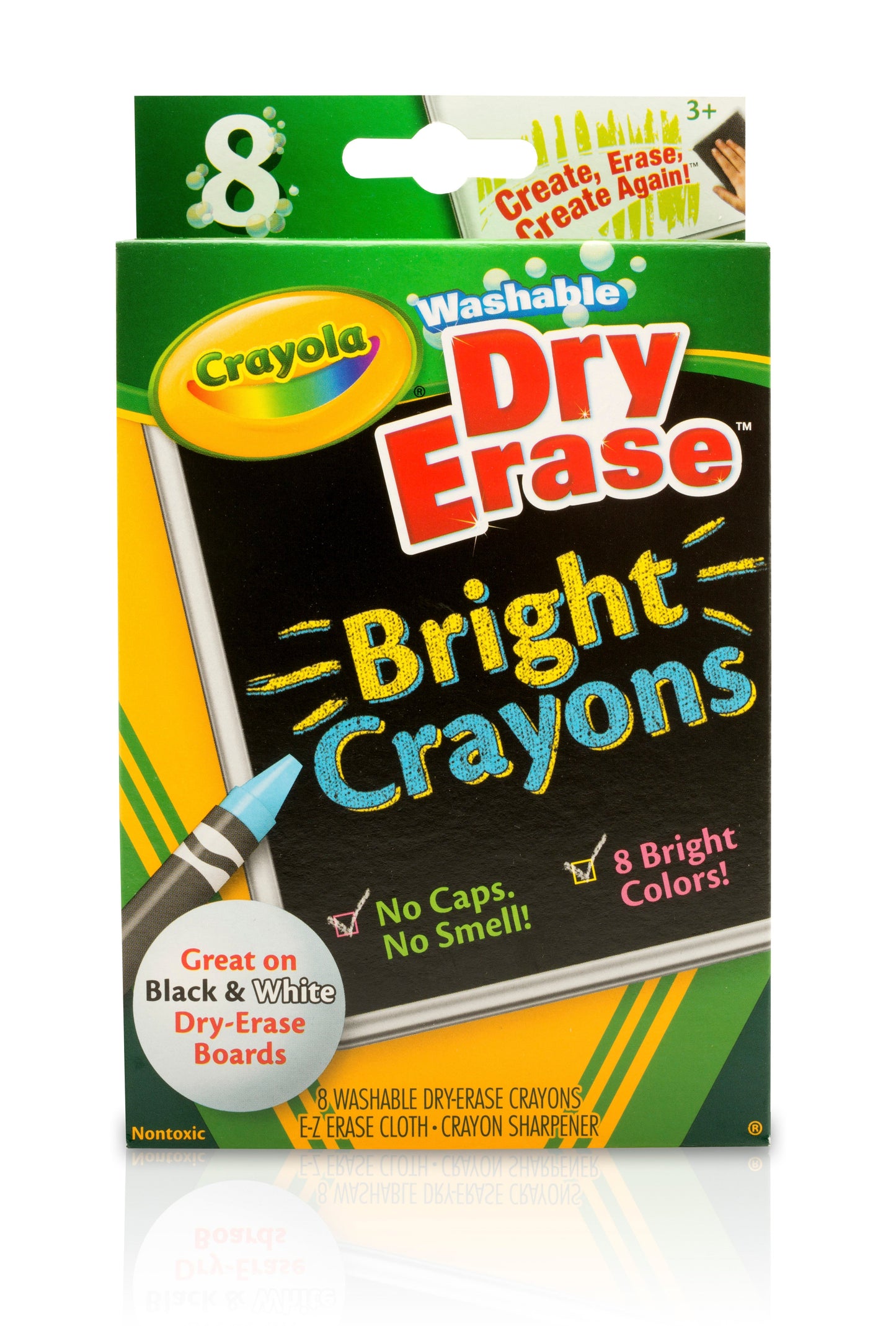 Crayola Dry Erase Crayons Bright; 8 Count; 6 Per Box; 4 Per Case - High Mart Wholesale