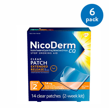 Nicoderm Cq Nicoderm Patch 1/4" Miligram; 14 Each; 12 Per Case - High Mart Wholesale