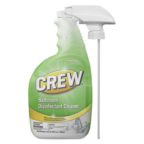 Crew Bathroom Disinfectant Cleaner; 32 Fluid Ounces; 4 Per Case - High Mart Wholesale