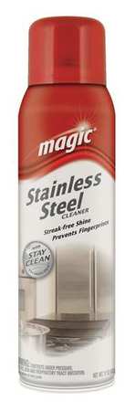 Magic Stainless Steel Cleaner & Polish Aerosol; 17 Ounces; 6 Per Case - High Mart Wholesale