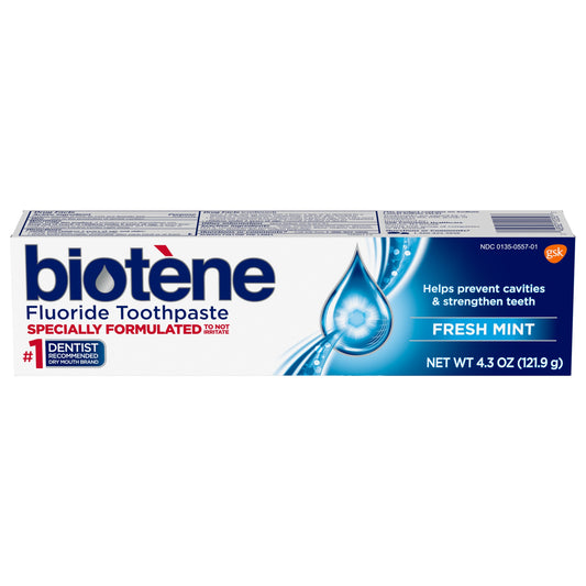 Biotene Fresh Mint Paste; 4.3 Ounce; 6 Per Box; 2 Per Case