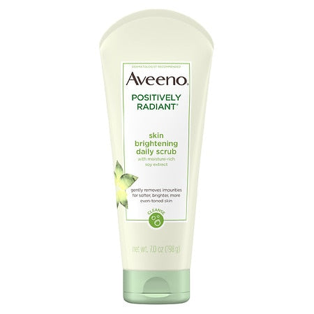 Aveeno Skin Brightening Daily Scrub Tube; 7 Ounces; 3 Per Box; 4 Per Case - High Mart Wholesale