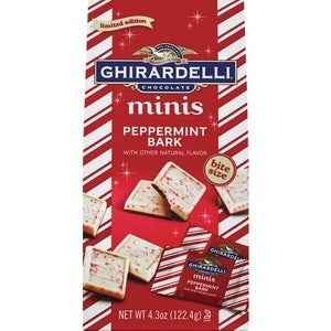 Ghirardelli Peppermint Bark Mini Bag; 4.3 Ounces; 18 Per Case - High Mart Wholesale