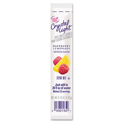 Crystal Light On The Go Raspberry Lemonade Beverage Mix; 0.1 Ounce; 30 Per Box; 4 Per Case - High Mart Wholesale