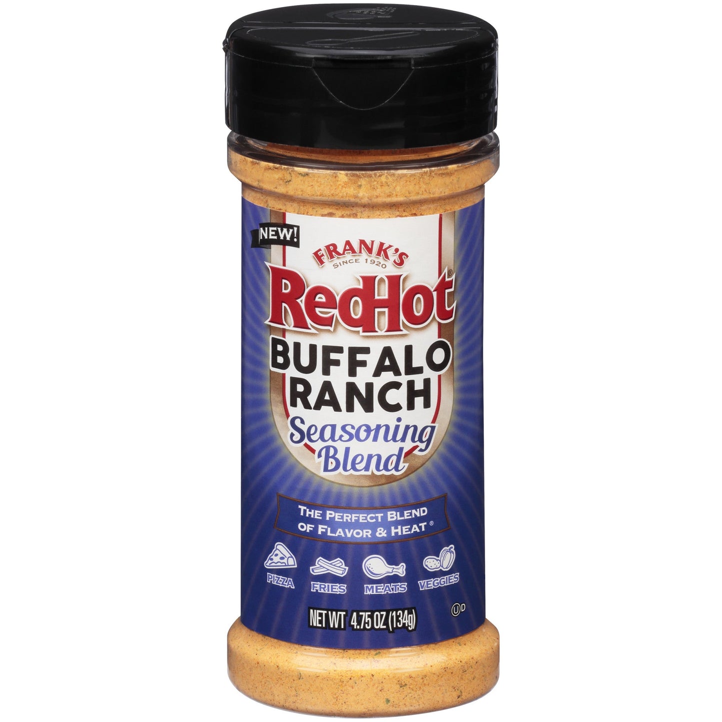 Frank's Redhot Buffalo Ranch Hot Sauce Shaker; 4.75 Ounce; 6 Per Box; 6 Per Case - High Mart Wholesale